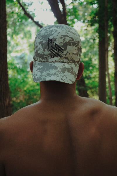 STENOS Men's Endurance Camo Running Hat Rear View